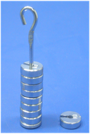 100g Chrome-Plated Slotted Weights Set