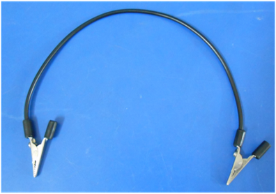 BLACK ALLIGATOR CLIP TEST LEADS