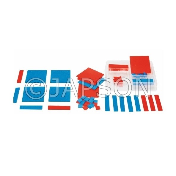 Algebra Tiles for School Maths Lab