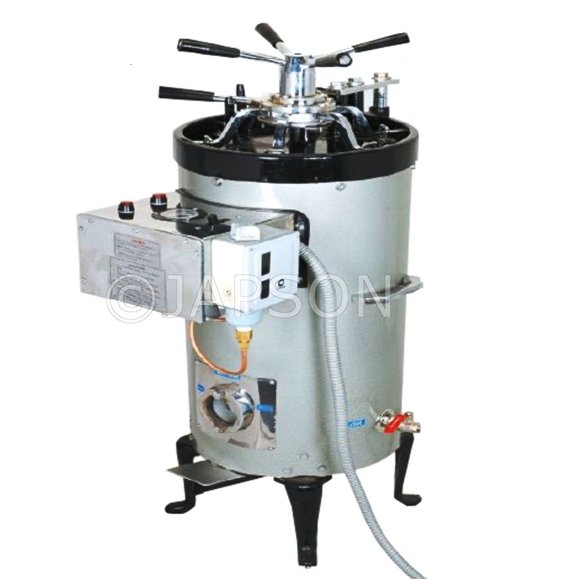 Autoclave, Triple Wall, Vertical, High Pressure, Radial Locking with Steam Jacket