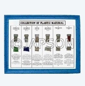 Collection Of 6 Plastic Material with Properties & Uses