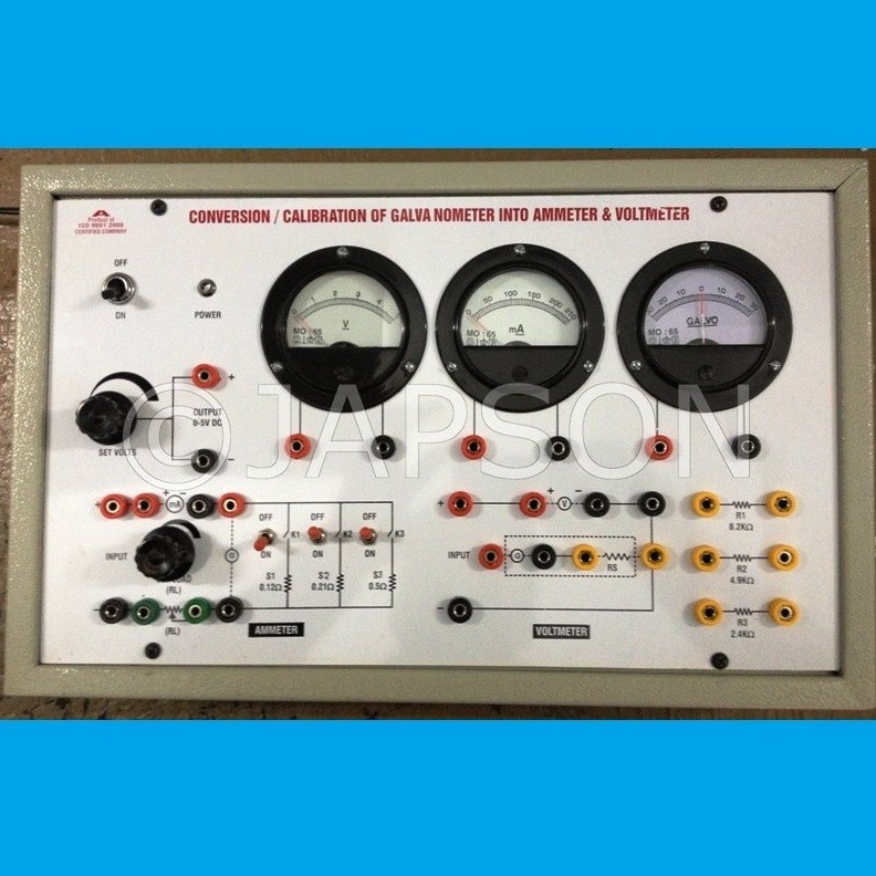 Conversion of Galvanometer into a Voltmeter & Ammeter