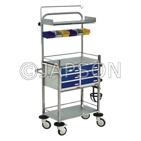 Crash Cart Trolley 