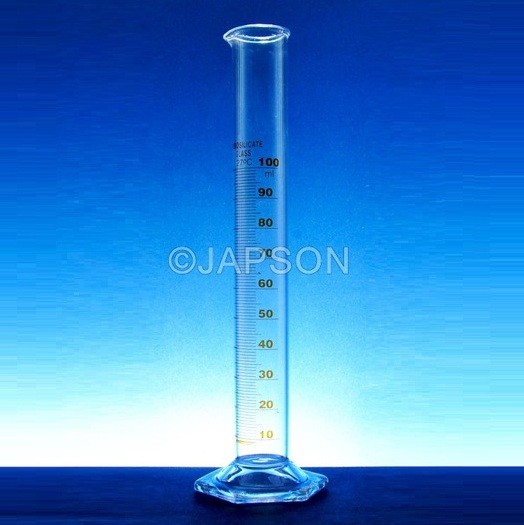 Cylinder, Measuring, Hexagonal Glass Base