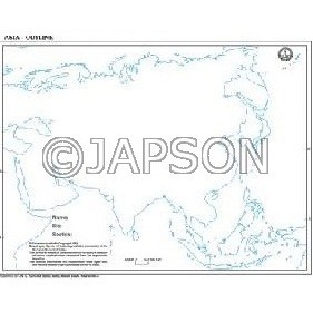 Desk Outline Maps, School Education