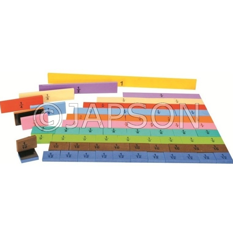 Fraction Bar Magnetic for School Maths Lab