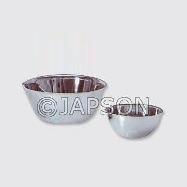 Gallipot with Lip, Stainless Steel