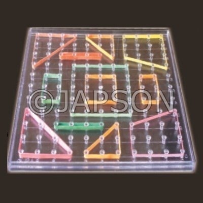 Geoboard for School Maths Lab