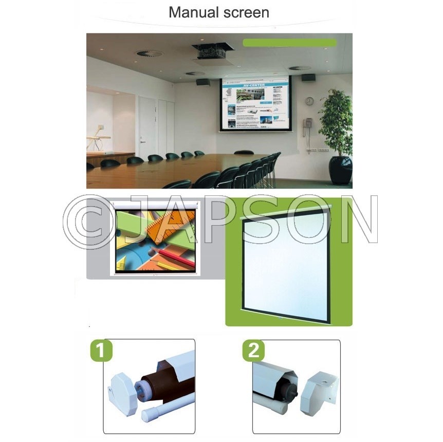Manual Projection Screens/Instalock Projection Screens