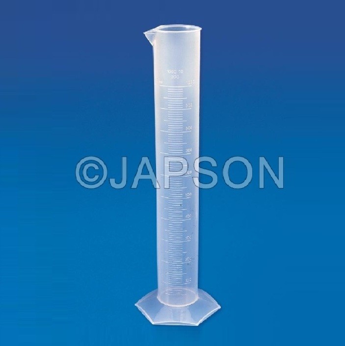Measuring Cylinder, Hexagonal, PP