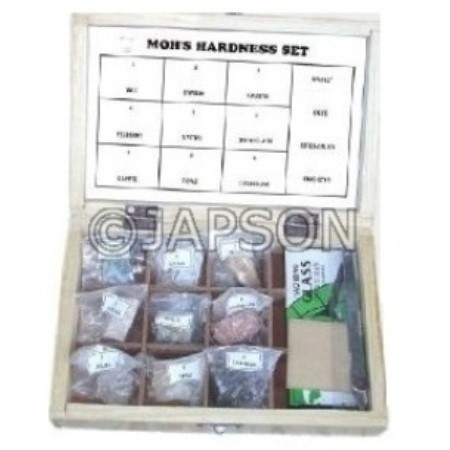 Mohs Hardness Set, Collection of 9 Mohs Hardness Set