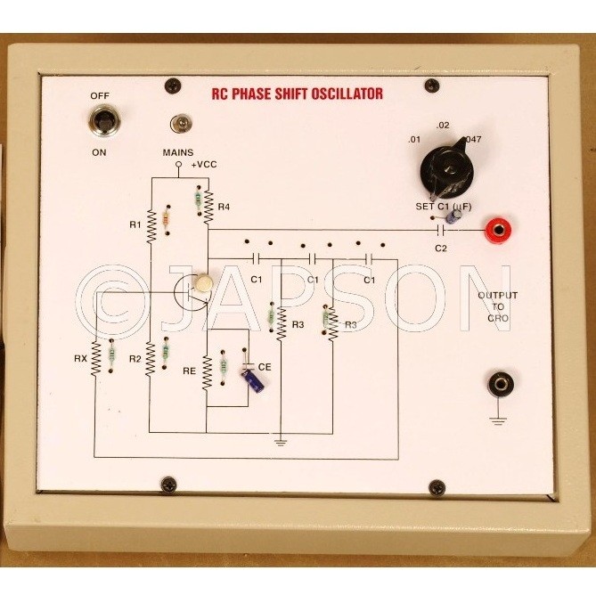 RC Phase Shift Oscillator Experiment Apparatus