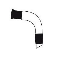 Receiver Adapter, Plain Bend