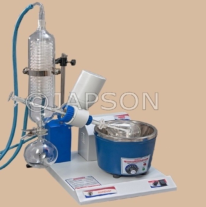 Rotary Vacuum Evaporator, Vertical Condenser, Thermostatic Temperature Control