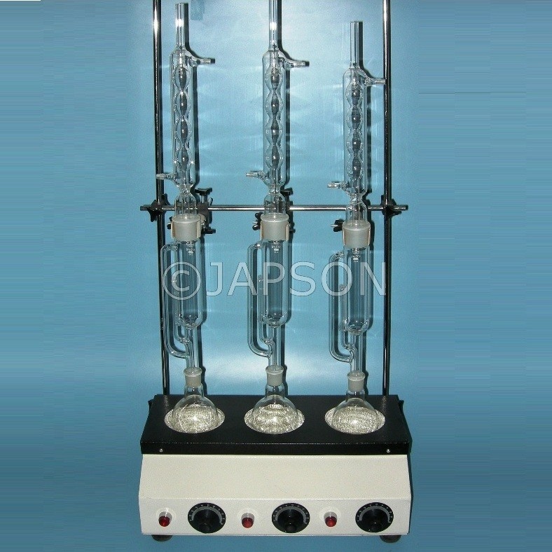 Soxhlet Extraction Apparatus Heating Unit With Glass Parts