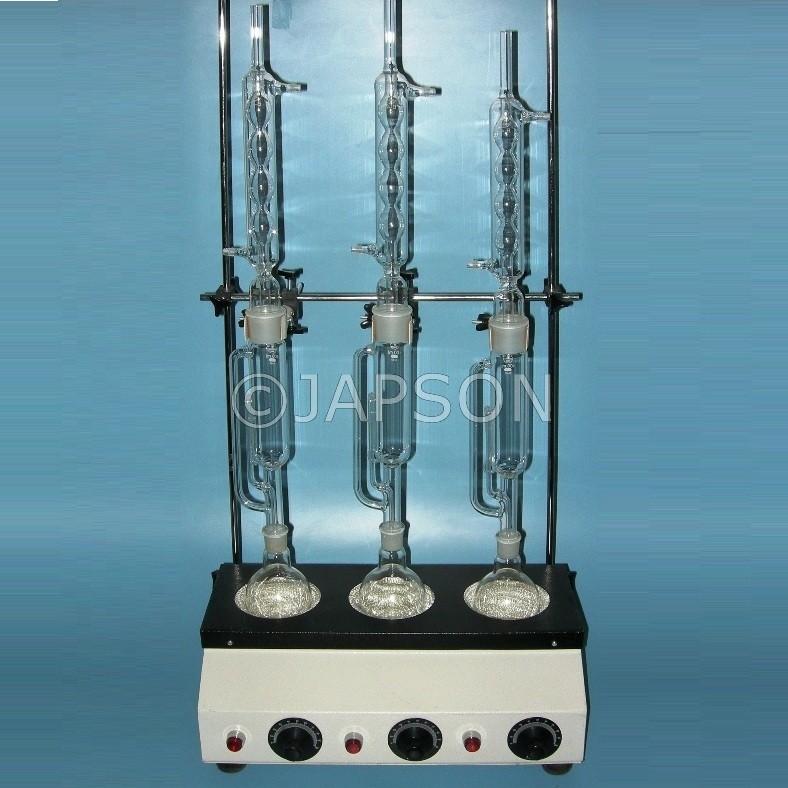 Soxhlet Extraction Apparatus Heating Unit With Glass Parts