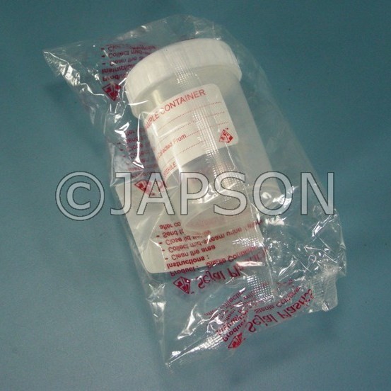 Sterile Sample Container 100ml, Sterile individual pack