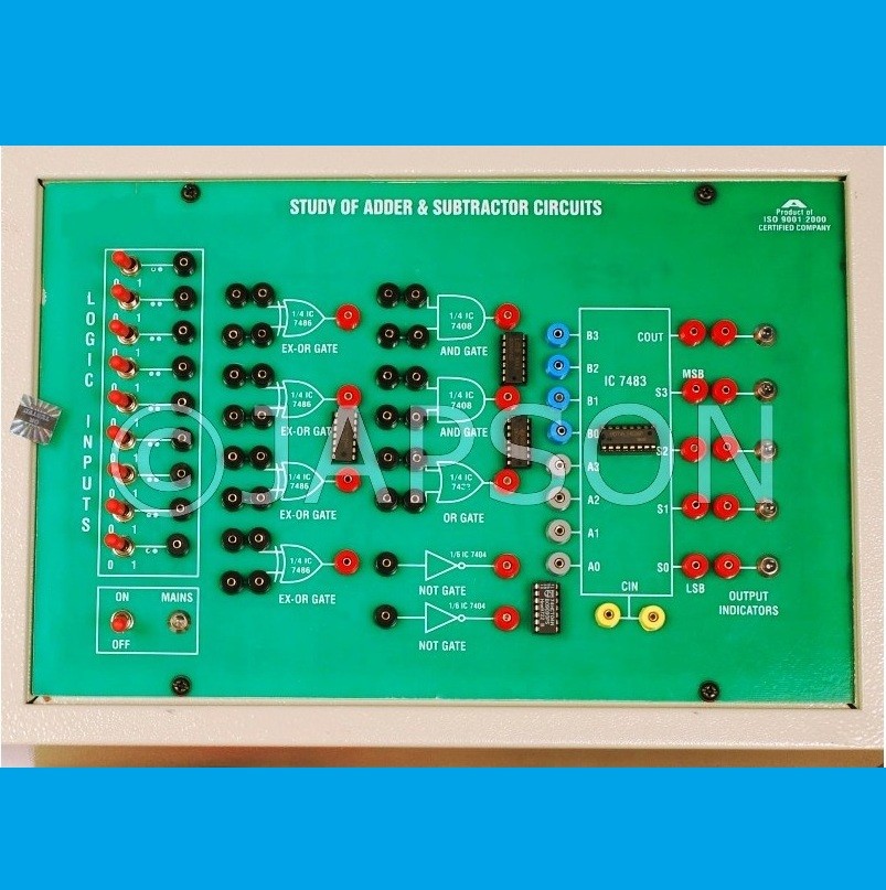 Study of 4 Bit Adder and Subtractor Experiment Apparatus