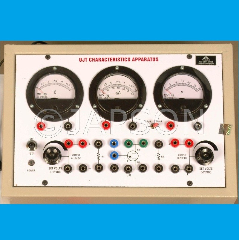 UJT Characteristics Apparatus with Regulated Power Supplies
