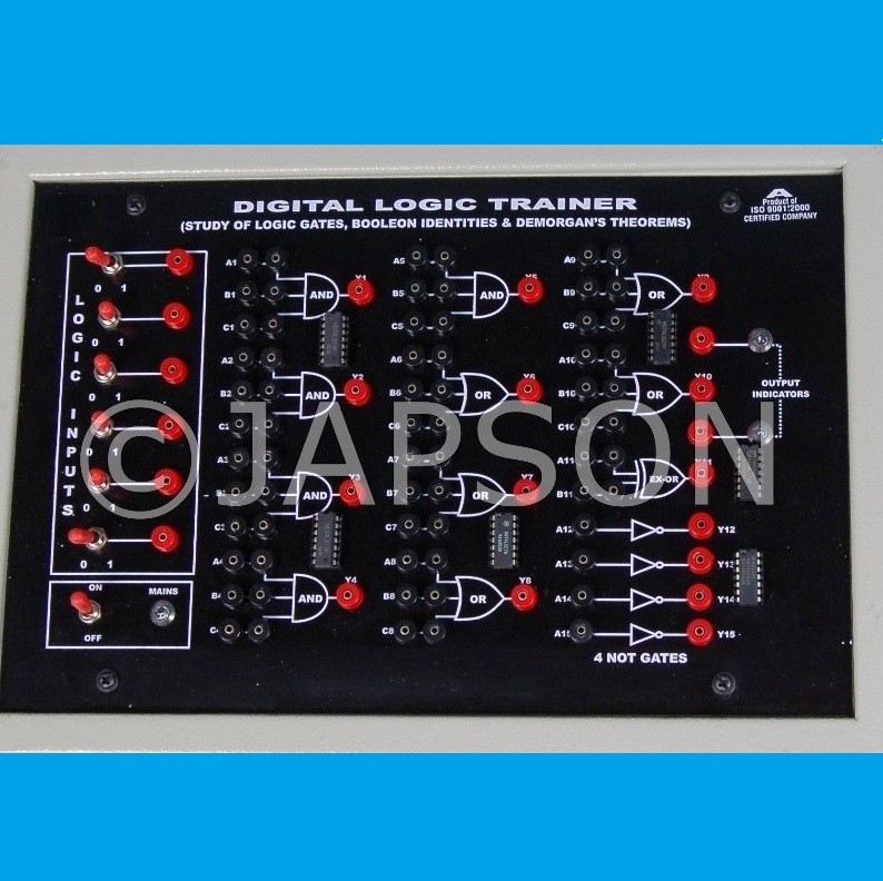 Verification of Boolean Identity & Demorgans Theorem Experiment Apparatus
