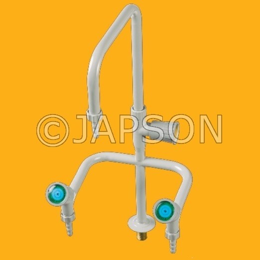 Water Tap, 3 Way L Type , Euro, for Pharma & Lab