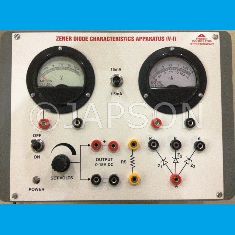 Zener Diode Characteristics Apparatus