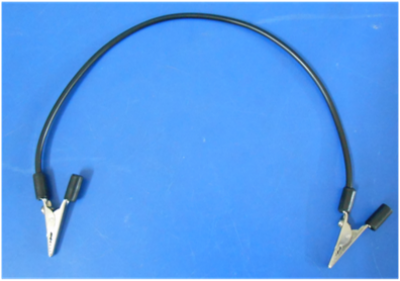 BLACK ALLIGATOR CLIP TEST LEADS