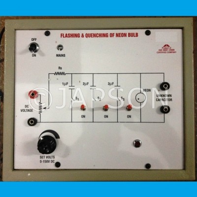 Flashing & Quenching of Neon Apparatus