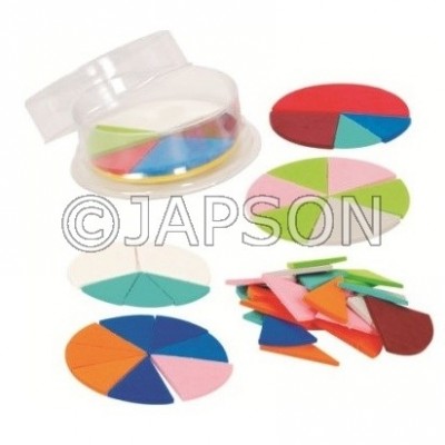 Fraction Wheel EVA Foam for School Maths Lab