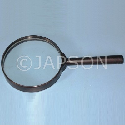 Hand Lens with Black Plastic Case