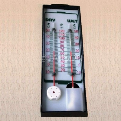 Hygrometer, Wet & Dry