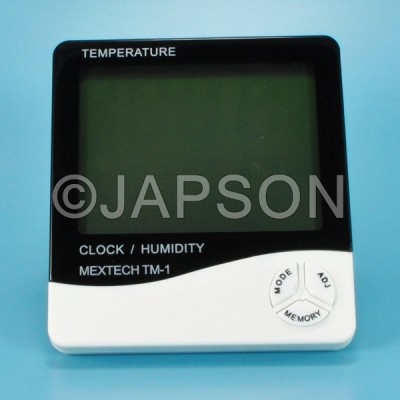 Hygrometer with Temperature, Digital