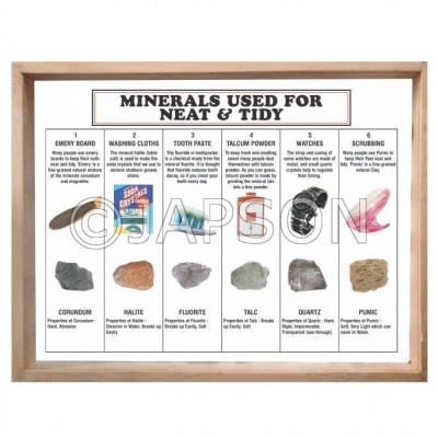 Minerals Used for Neat & Tidy, Set of 6