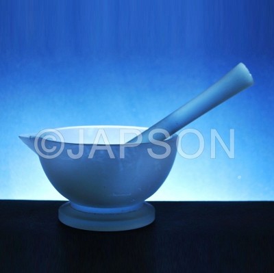 Mortar & Pestle, Clear Glass