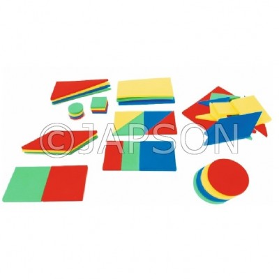 Phases Fraction (48 Pcs) for School Maths Lab