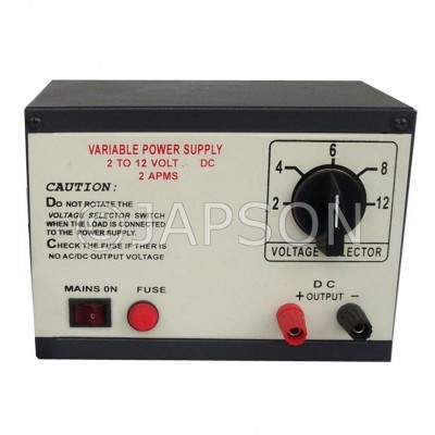 Power Supply without Meter, Step Type, 0-12V AC/DC 1 Amp