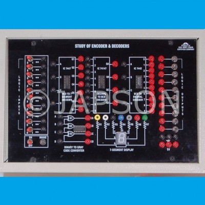 Study of Encoder & Decoder Circuits Experiment Apparatus