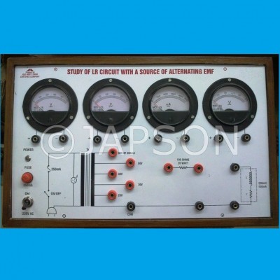 Study of LR Circuit with a Source of Alternating E.M.F