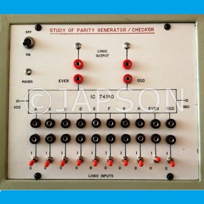 Study of Parity Generator/Checker Experiment Apparatus