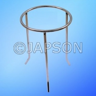 Tripod Stand, Round, Stainless steel