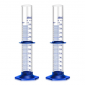 GLASS MEASURING CYLINDER WITH PLASTIC BASE 