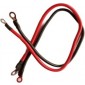 RED CONNECTING WIRES WITH SIDE-OPENING TERMINALS