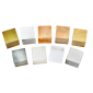 Set of Cubes Made from Different Metals