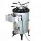 Autoclave, Triple Wall, Vertical, High Pressure, Radial Locking with Steam Jacket