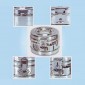 Dressing Drum, Stainless Steel