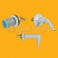 Panel Mounted Valve, 45° Nozzle & 90° Elbow for Fume Hood