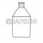 Quartz Reagent Bottle with Silicon Stopper