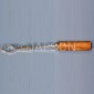 Test Tube Holder, Metallic with a Wooden handle