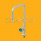 Water Tap, Single, Swan Neck, L Type, Euro, for Pharma & Lab