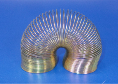 Helical Spring for Longitudinal Waves